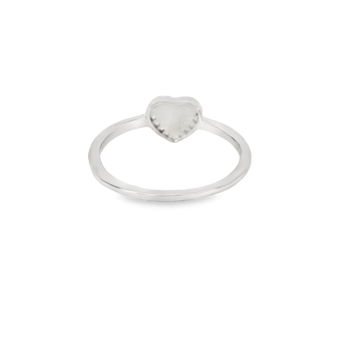 Light Blue Evil Eye Heart Ring