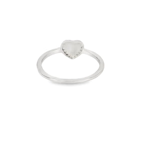 Light Blue Evil Eye Heart Ring