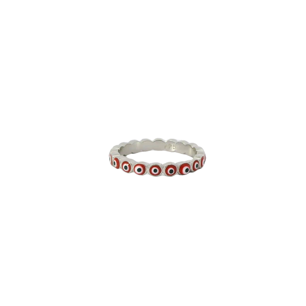 Red Evil Eye Ring