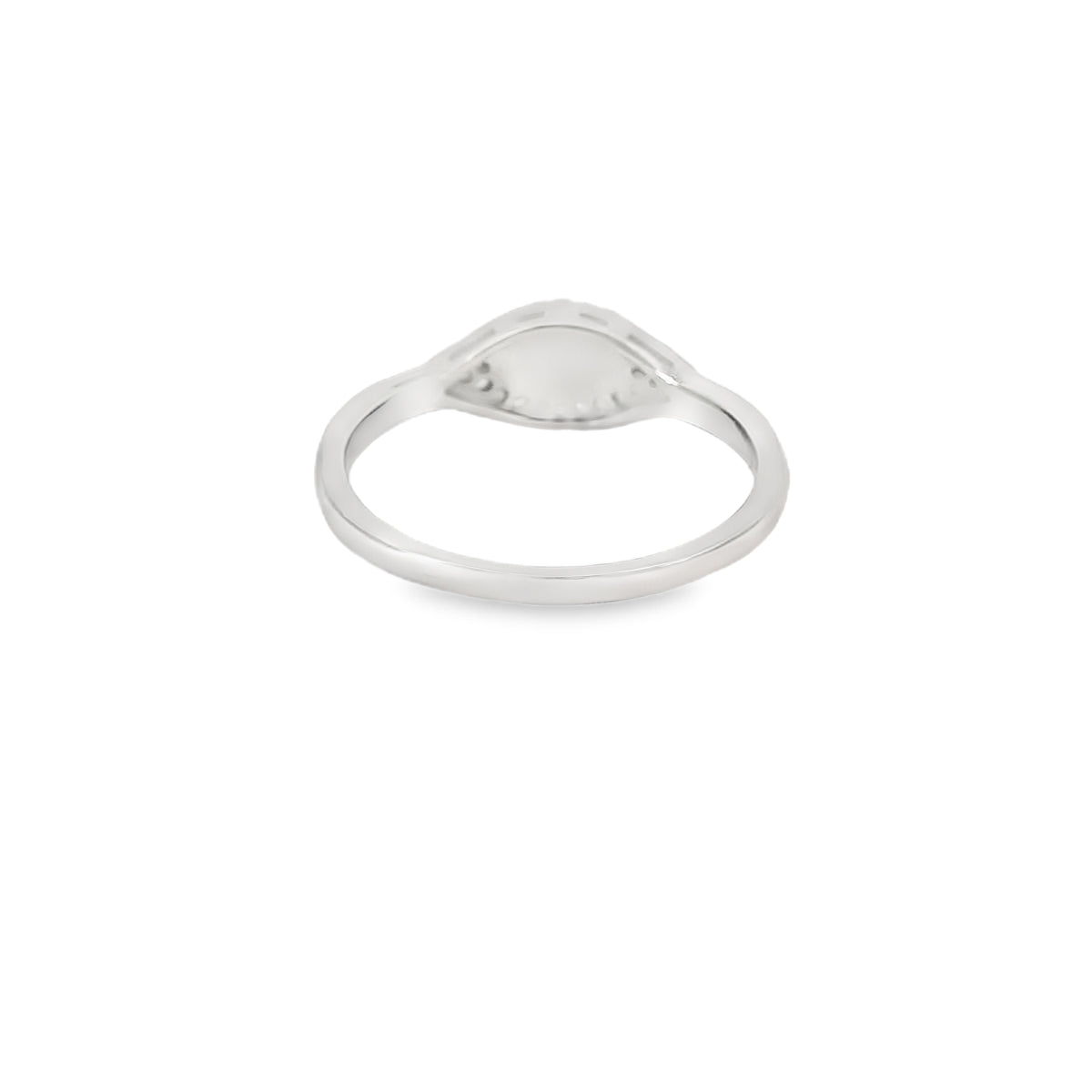Blue Evil Eye Ring With Cubic Zirconia