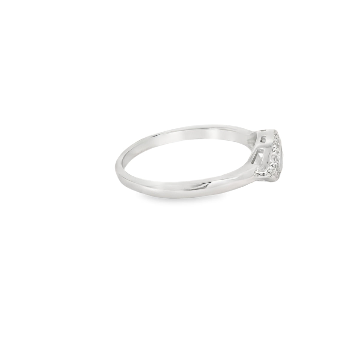 Blue Evil Eye Ring With Cubic Zirconia
