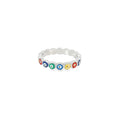 Multi Colored Evil Eye Ring