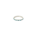 White Evil Eye Ring