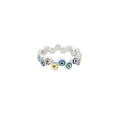Multi Colored Evil Eye Ring