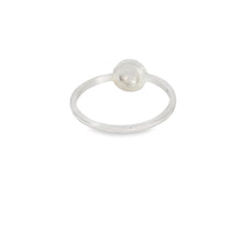 Load image into Gallery viewer, Blue lab opal with black enamel ring
