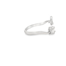 Load image into Gallery viewer, Butterfly &amp; Round 5mm White Opal/CZ Ring