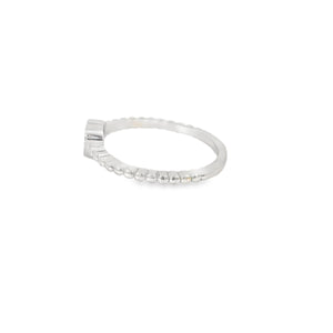 Blue lab opal heart sterling silver ring
