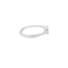 Load image into Gallery viewer, White lab opal heart sterling silver ring
