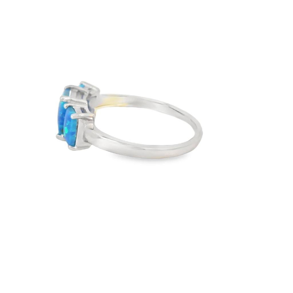 Blue Lab Opal Ring