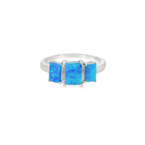 Blue Lab Opal Ring