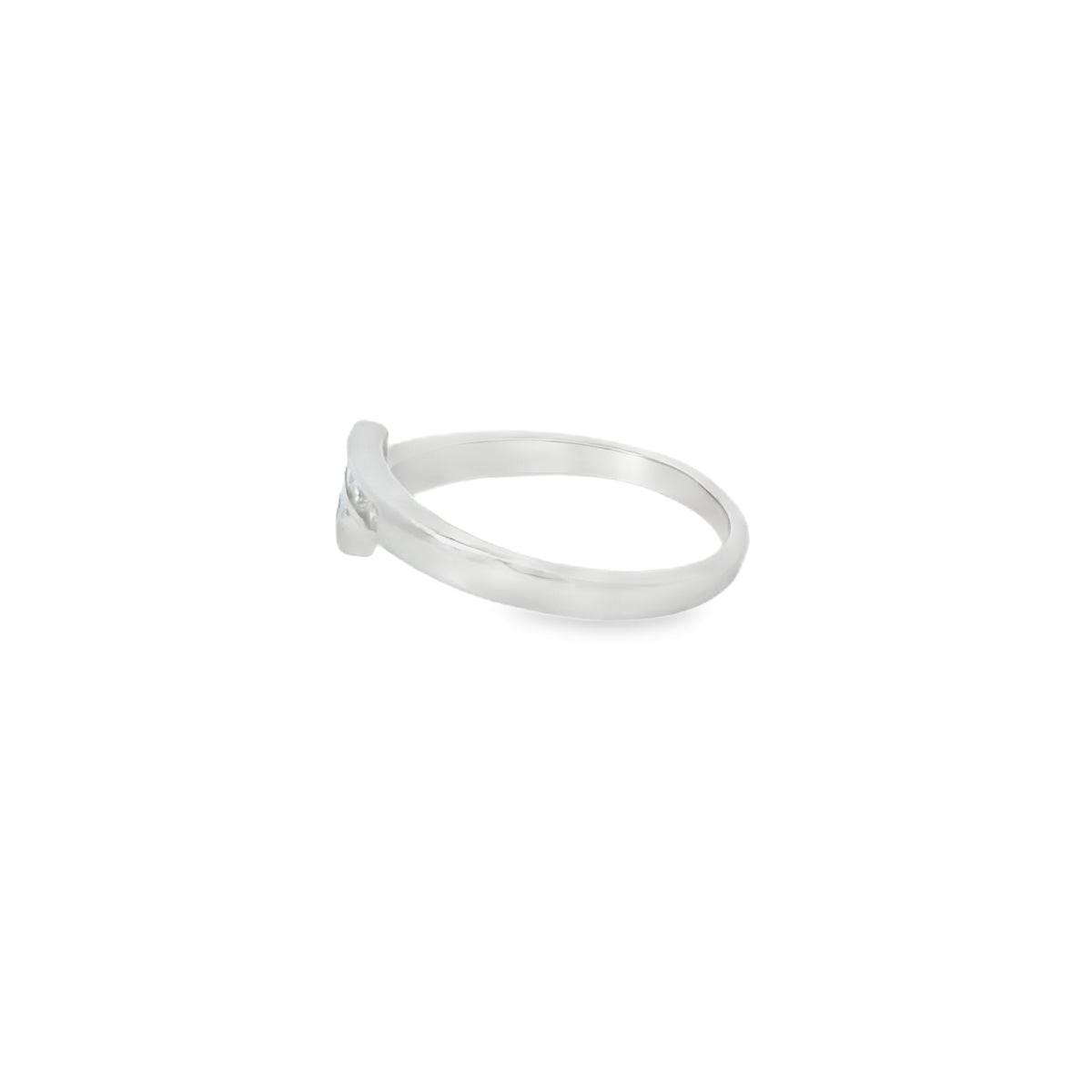 Lab Opal Ring With Cubic Zirconia (Blue)