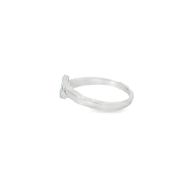 Load image into Gallery viewer, Lab Opal Ring With Cubic Zirconia (Blue)