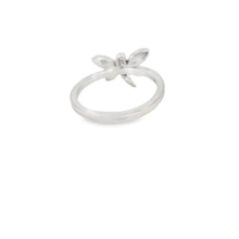 Load image into Gallery viewer, Blue lab opal butterfly sterling silver ring