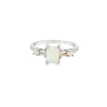 Load image into Gallery viewer, White Lab Opal Sterling Silver Ring