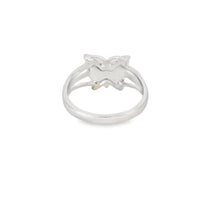 Load image into Gallery viewer, Blue lab opal butterfly sterling silver ring