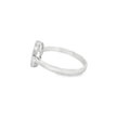 Blue lab opal tree of life sterling silver ring