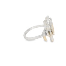 Load image into Gallery viewer, Geometric Blue Lab Opal Sterling Silver Ring