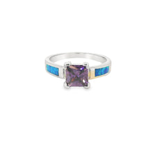Load image into Gallery viewer, Blue Lab Opal Sterling Silver Ring