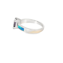 Load image into Gallery viewer, Blue Lab Opal Sterling Silver Ring