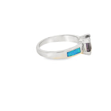 Load image into Gallery viewer, Blue Lab Opal Sterling Silver Ring