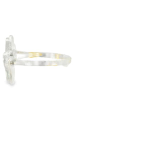 Sterling silver lab opal green cactus