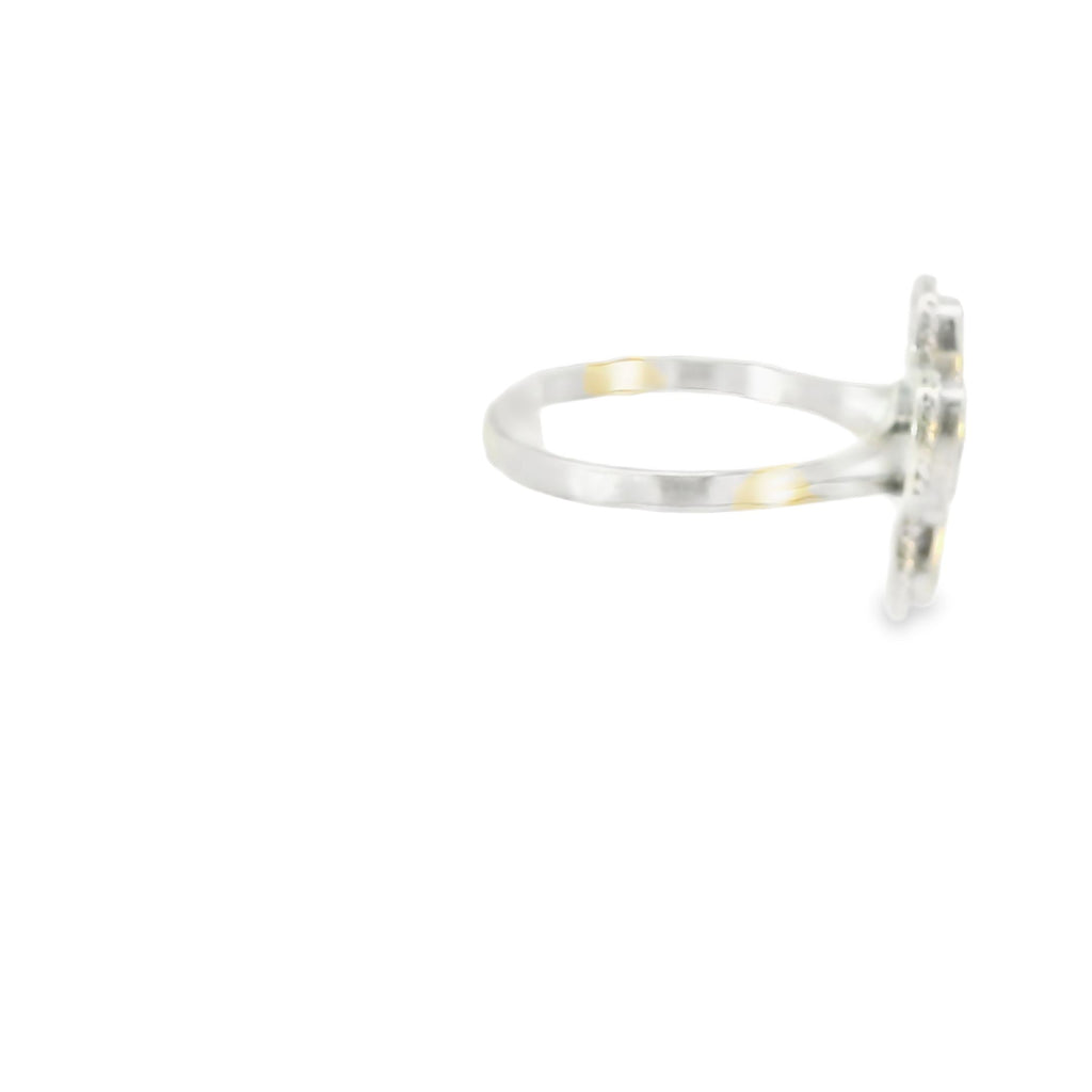 Sterling silver lab opal green cactus
