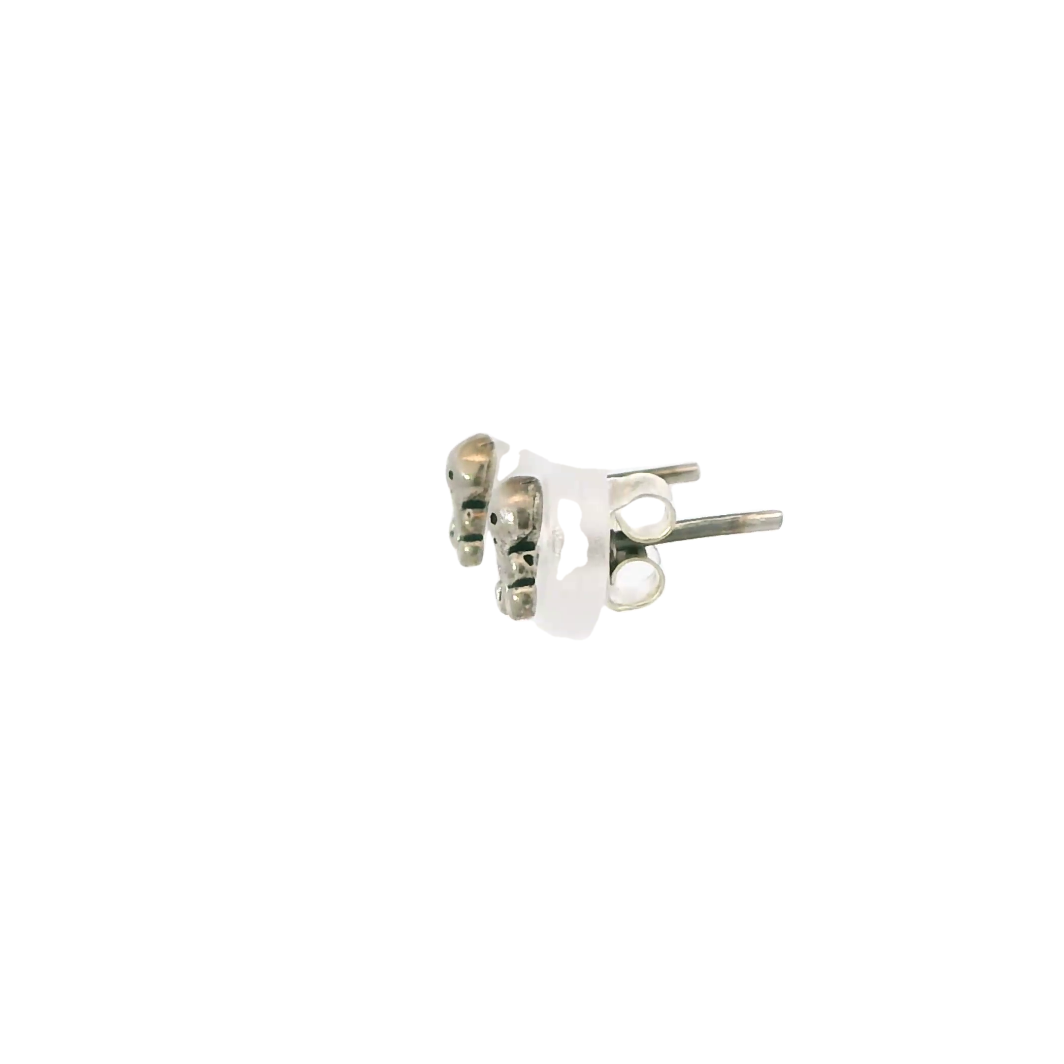 TINY OCTOPUS STERLING SILVER EARRINGS