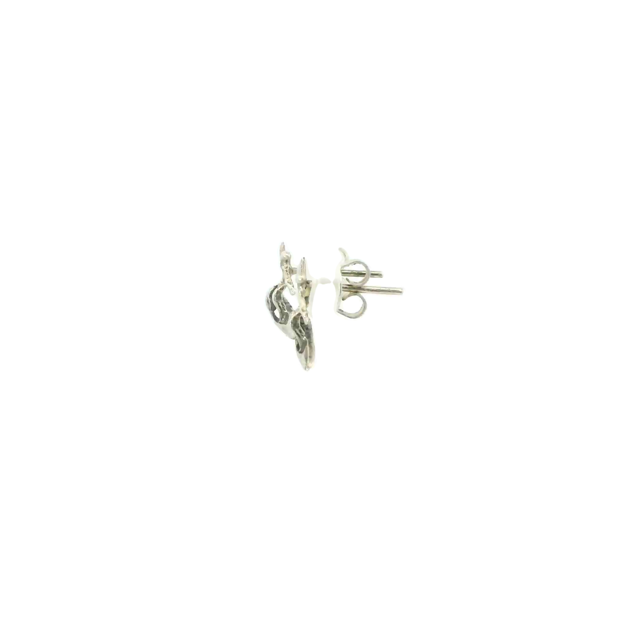 SURFER STERLING SILVER EARRINGS