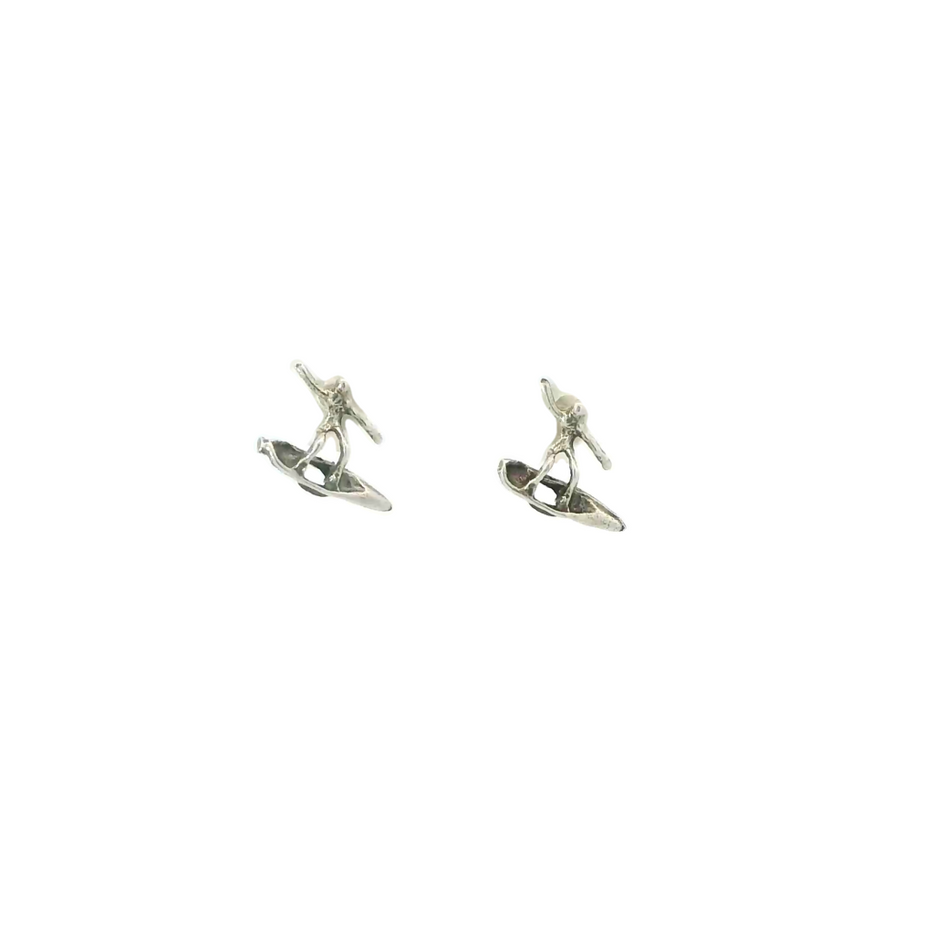 SURFER STERLING SILVER EARRINGS
