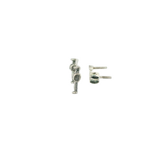 Load image into Gallery viewer, TINY CROSS STERLING SILVER EARRINGS