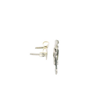 Load image into Gallery viewer, TINY GUITAR STERLING SILVER EARRINGS