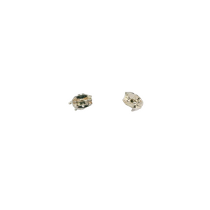 TINY HELM STERLING SILVER EARRINGS