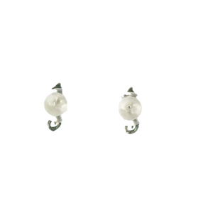 TINY SEAHORSE STERLING SILVER EARRINGS