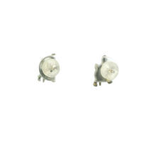 Load image into Gallery viewer, TINY TURTLE STERLING SILVER EARRINGS