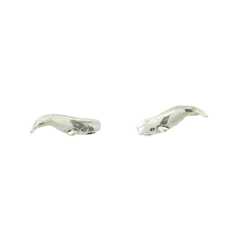 WHALE STERLING SILVER EARRINGS