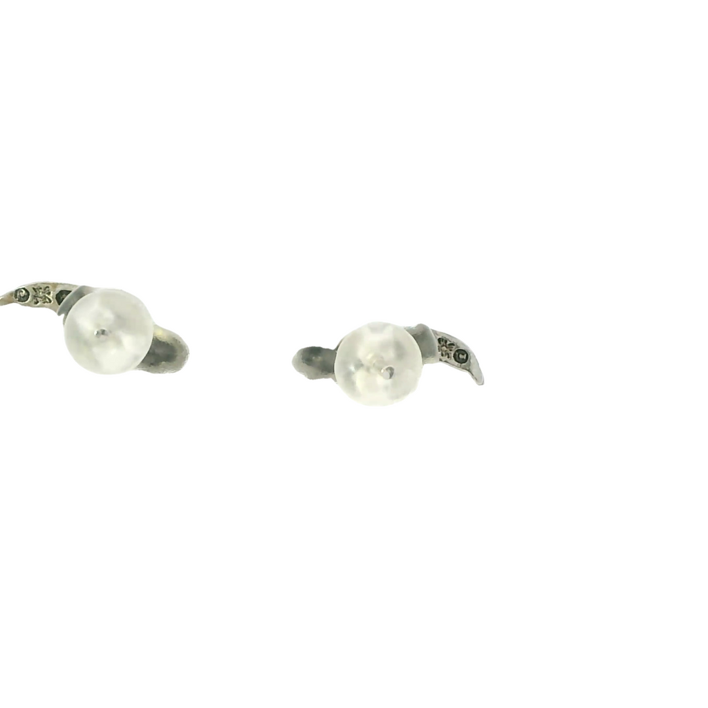 WHALE STERLING SILVER EARRINGS