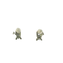 Load image into Gallery viewer, TINY TURTLE STERLING SILVER EARRINGS