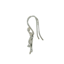 Load image into Gallery viewer, WHALE TAIL STERLING SILVER EARRINGS