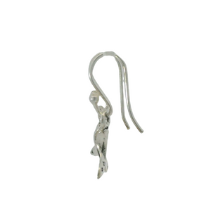 WHALE TAIL STERLING SILVER EARRINGS