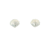 Load image into Gallery viewer, SEASHELL STERLING SILVER EARRINGS