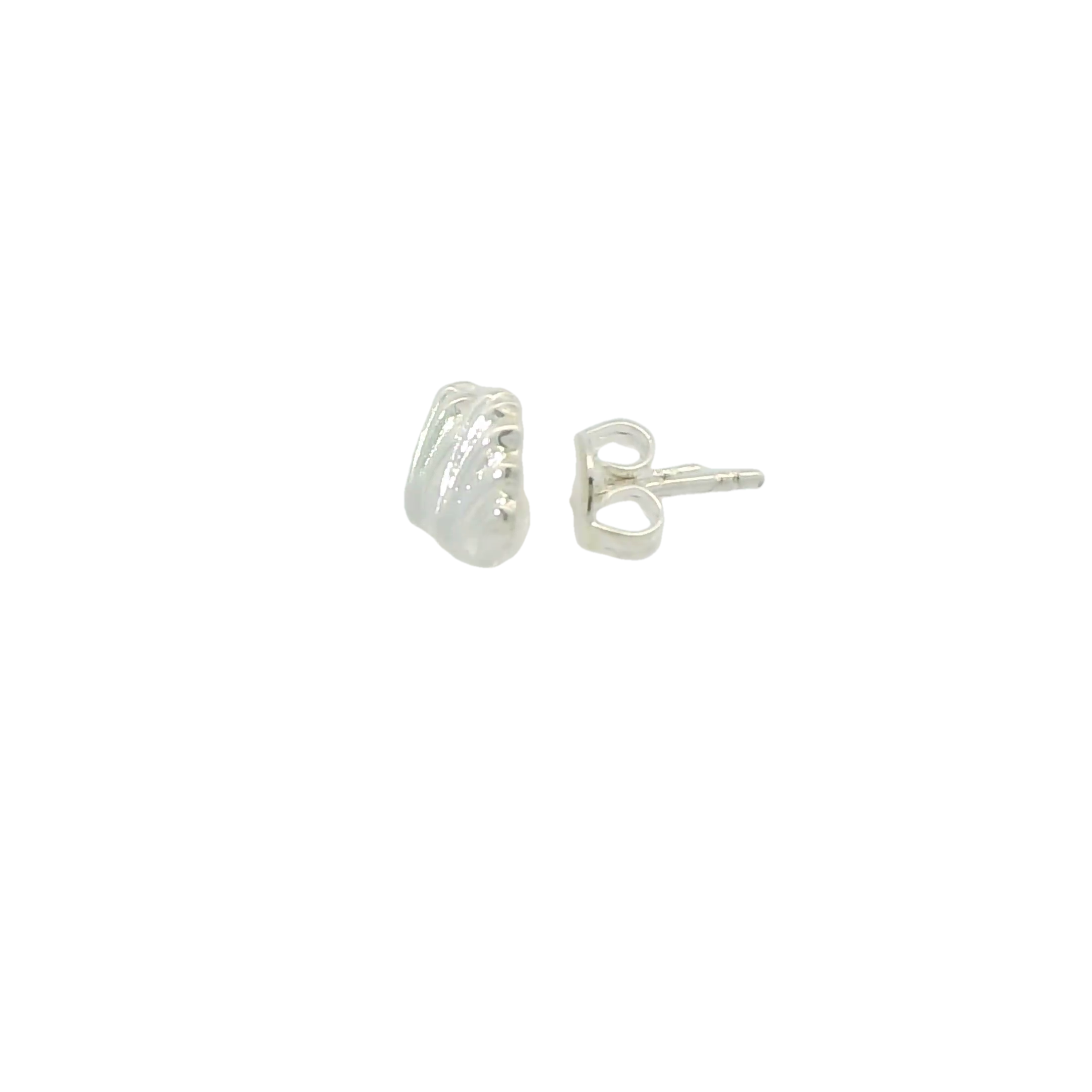 SEASHELL STERLING SILVER EARRINGS