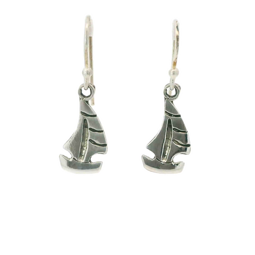 SAIL BOAT STERLING SILVER EARRINGS