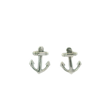 Load image into Gallery viewer, ANCHOR STERLING SILVER EARRINGS