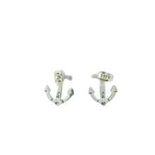 Load image into Gallery viewer, ANCHOR STERLING SILVER EARRINGS