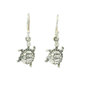 TURTLE STERLING SILVER EARRINGS