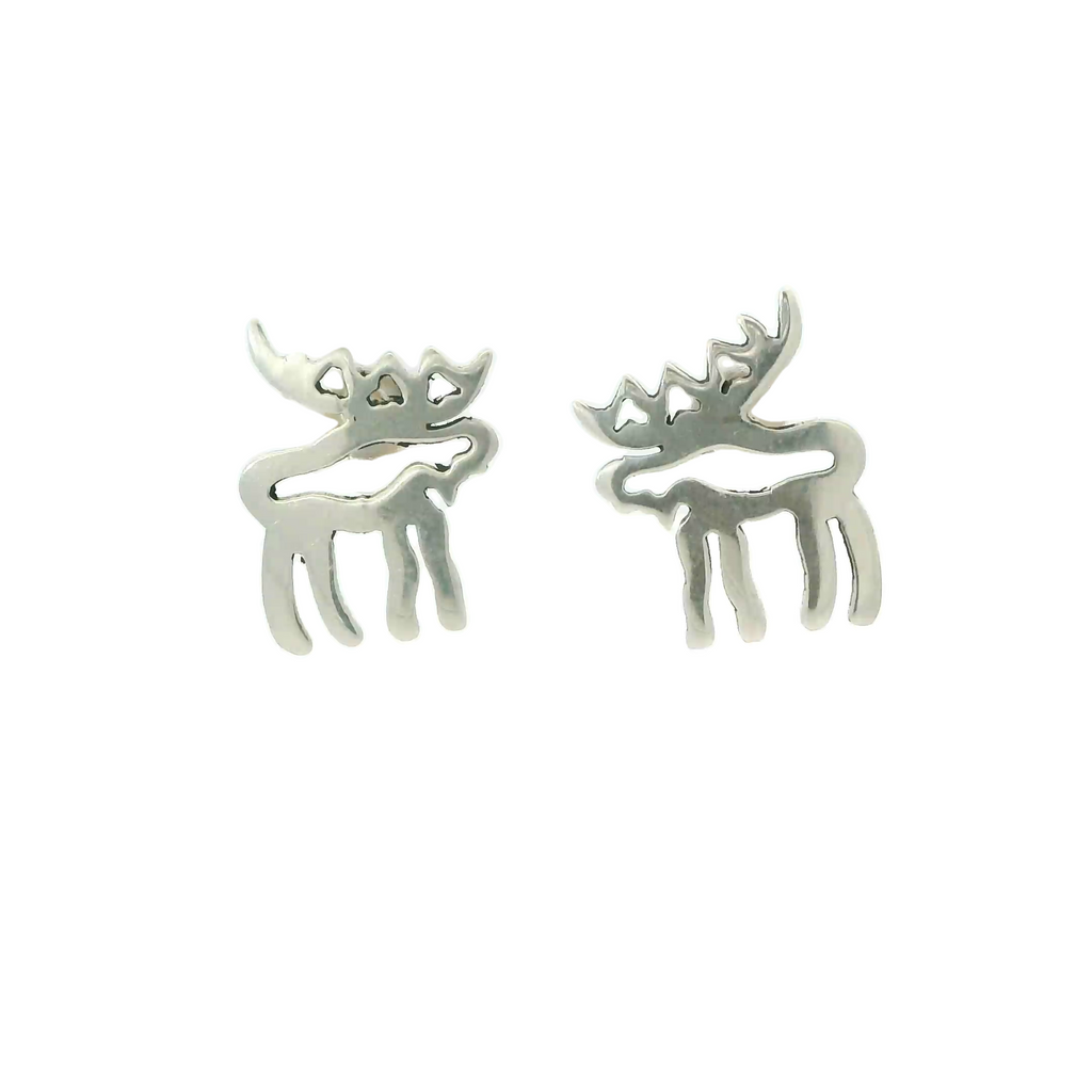 MOOSE STERLING SILVER EARRINGS