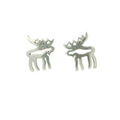 MOOSE STERLING SILVER EARRINGS