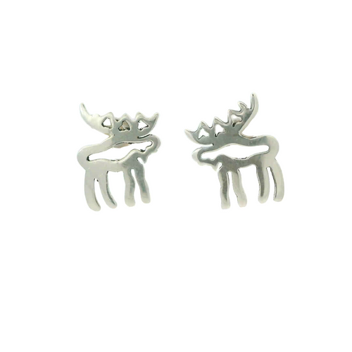 MOOSE STERLING SILVER EARRINGS