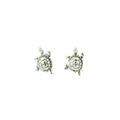 TURTLE STERLING SILVER EARRINGS