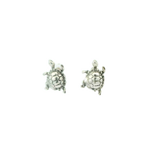 Load image into Gallery viewer, TURTLE STERLING SILVER EARRINGS